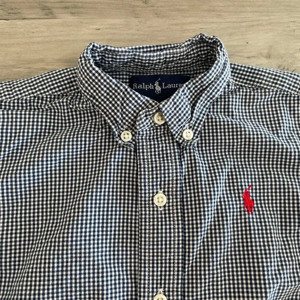 Ralph Lauren boys plaid button down size 3/3T
